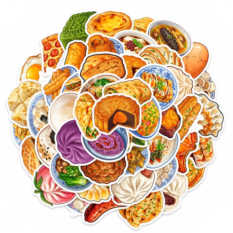 50pcs Chinese Food Diary, Non- - Food Like Snacks 评论和价格