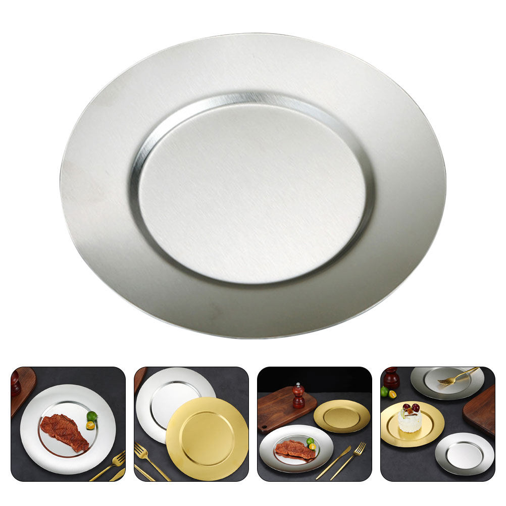 Stainless Steel Round Plate Fo - Food Snacks For Camping 评论和价格