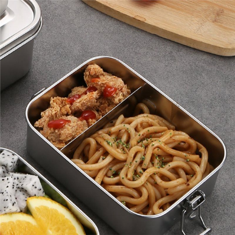 AEE2-Stainless Steel Bento Box - Food Snacks For School 评论和价格