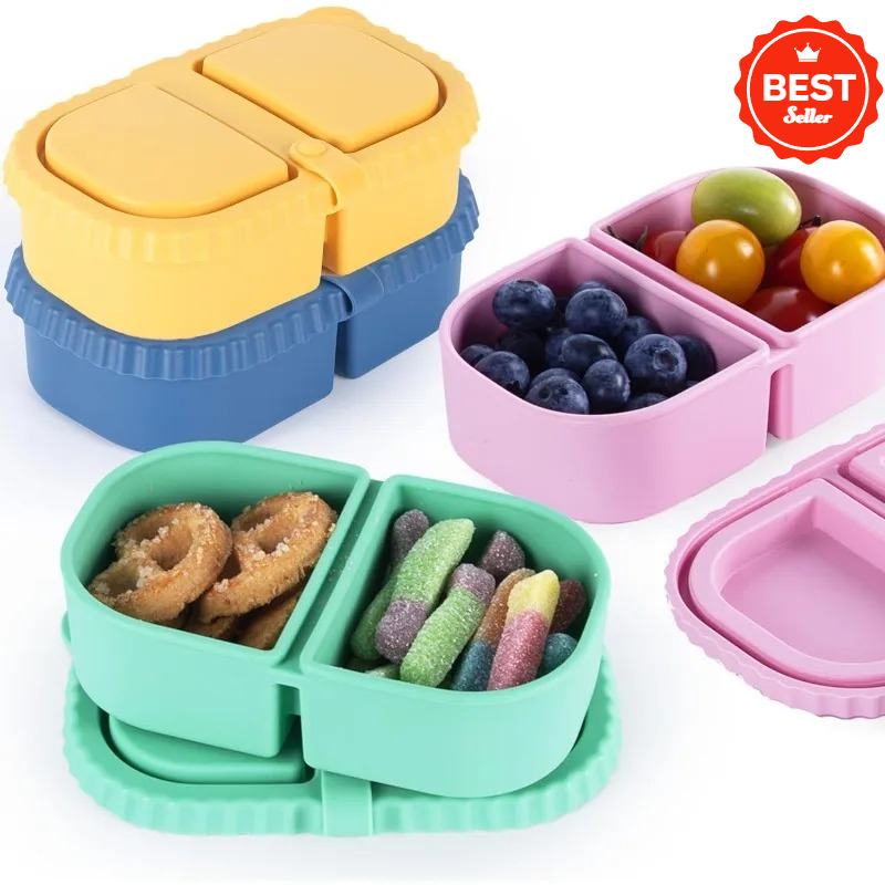 Reusable Silicone Snack Contai - Food Snacks For Picnic 评论和价格