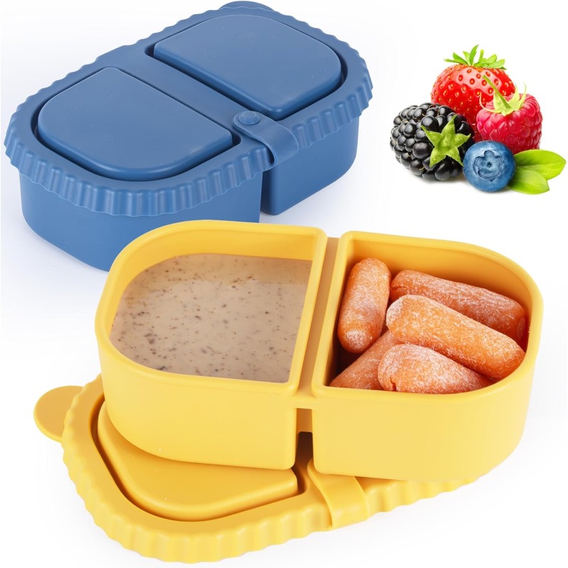 Reusable Silicone Snack Contai - Food Snacks For Picnic 评论和价格