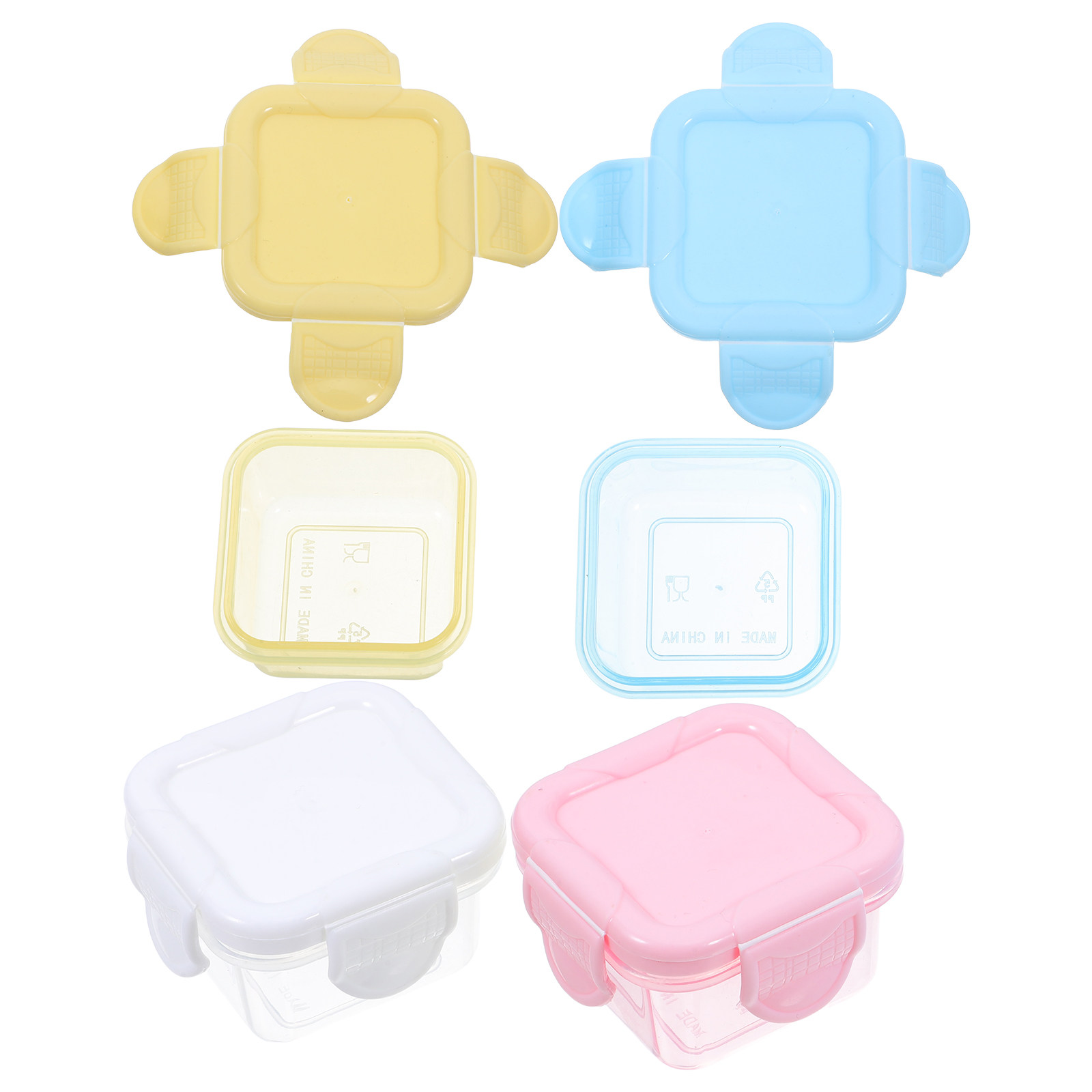 4Pcs Portable Snack Containers - Food Snacks For Picnic 评论和价格