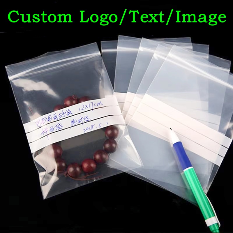 200PCS PE Clear Plastic Writin - Food Snacks For School 评论和价格