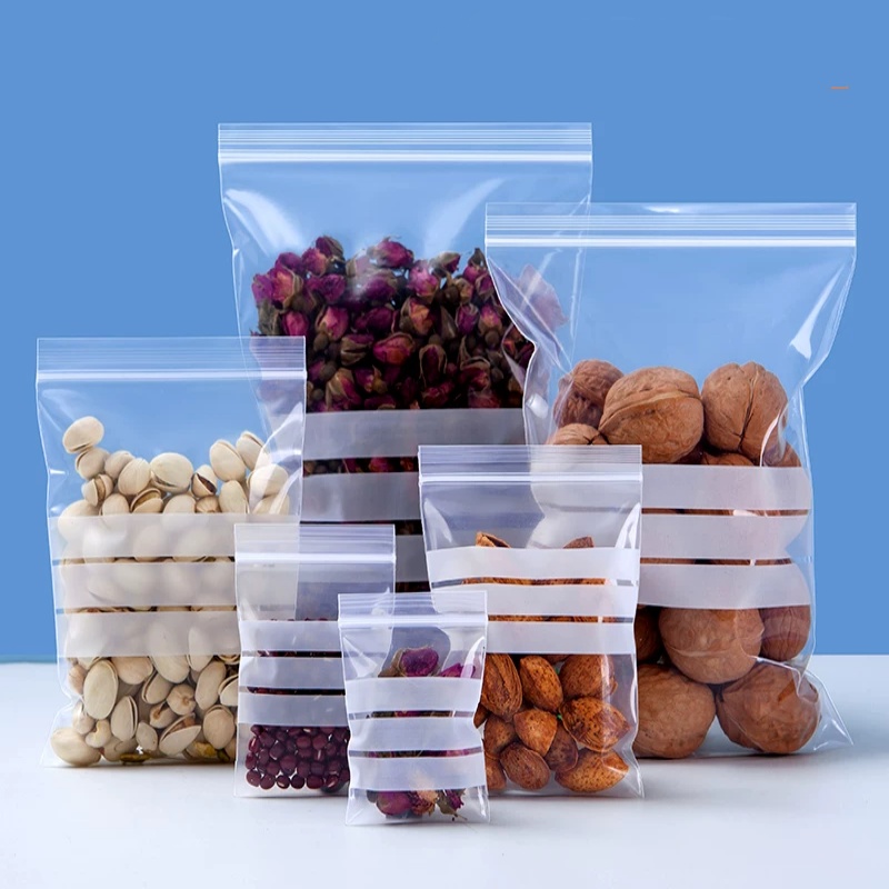200PCS PE Clear Plastic Writin - Food Snacks For School 评论和价格