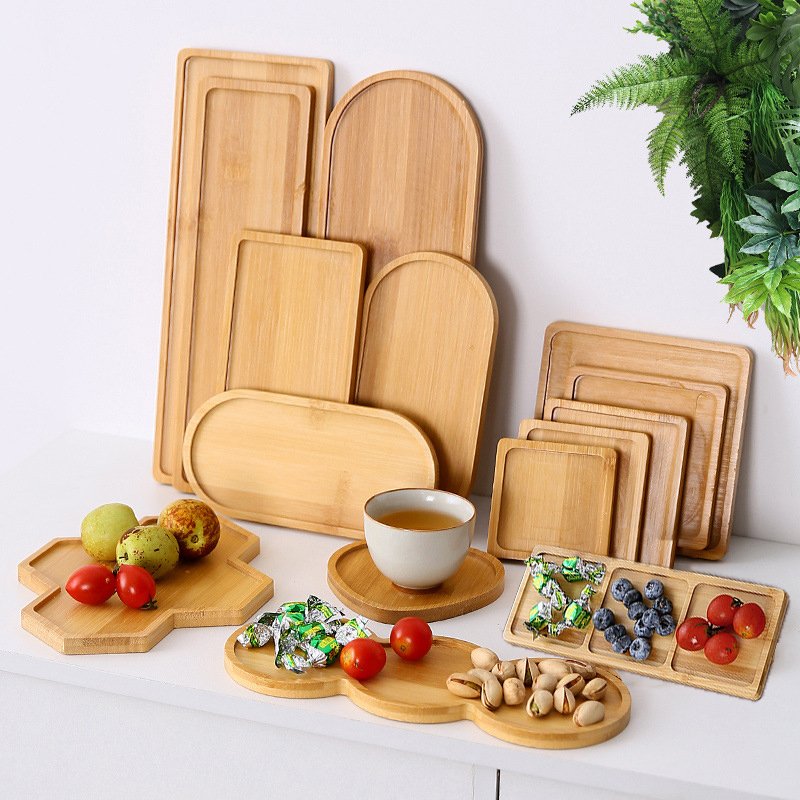 Tableware Solid Wood Food Tray - Food In Japanese Snacks 评论和价格