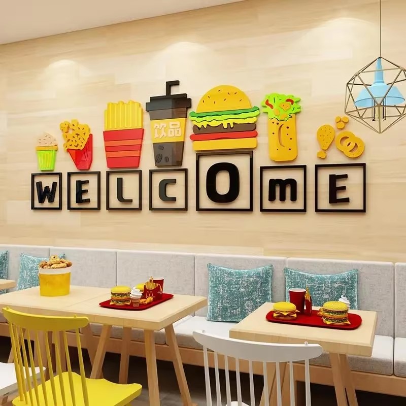 Food Theme Wall Stickers Snack - Food Snacks Background 评论和价格