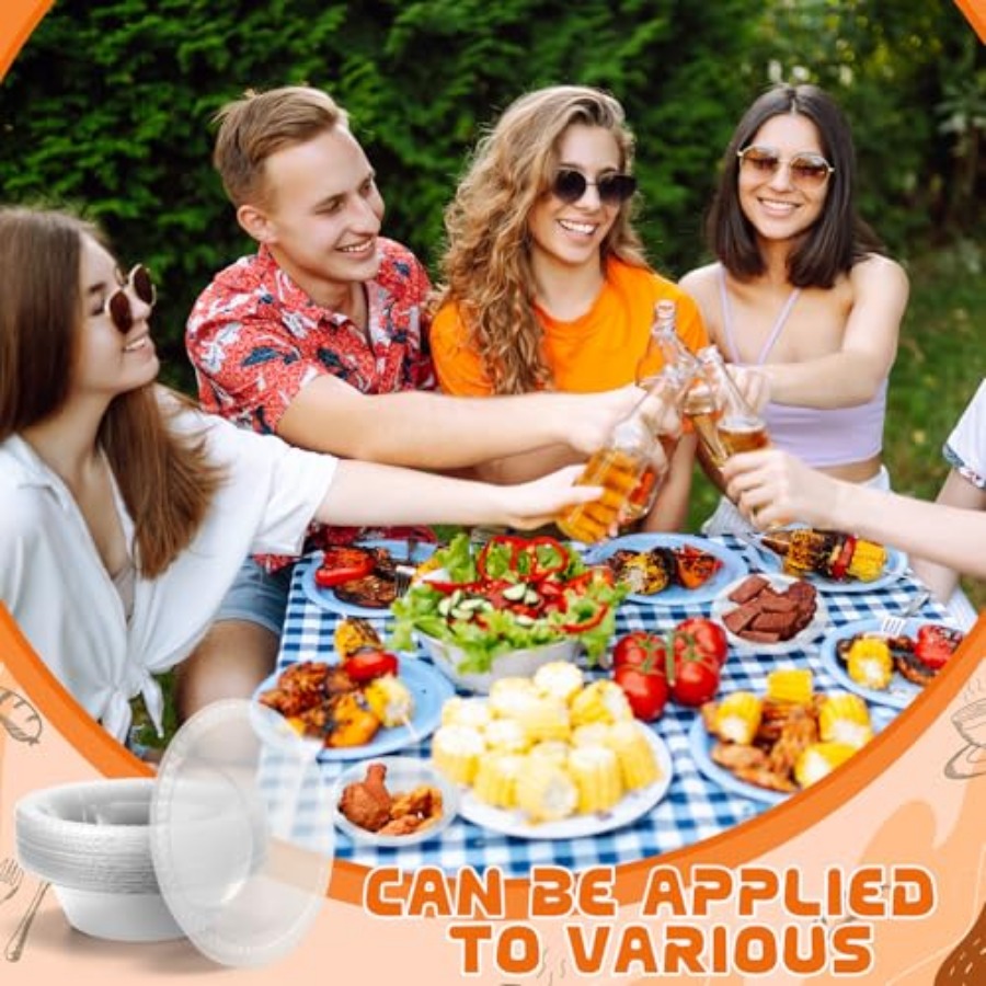 30 Pack 12 oz Disposable Plast - Food Snacks For Picnic 评论和价格