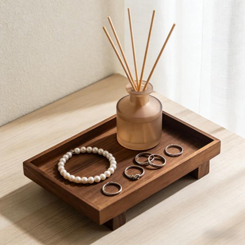 * Tableware Solid Walnut Woode - Food Like Snacks 评论和价格