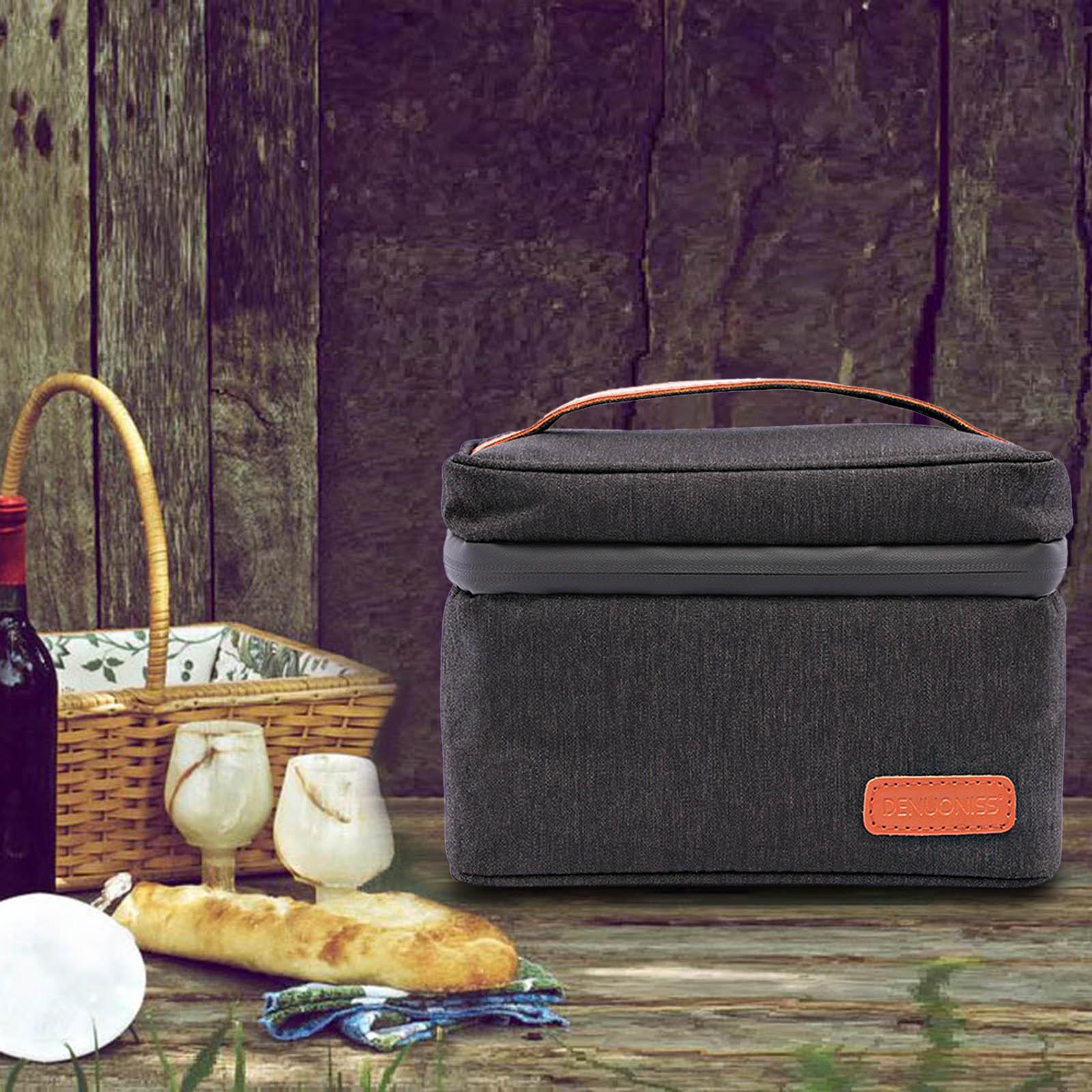 Insulated Lunch Bag Cooler Bag - Food Snacks For Picnic 评论和价格