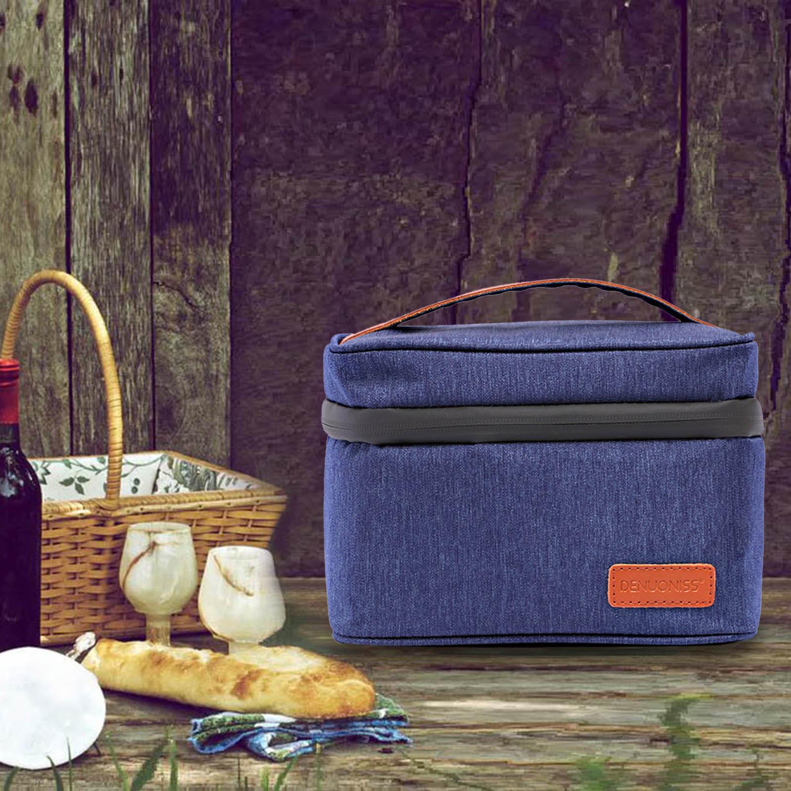 Insulated Lunch Bag Cooler Bag - Food Snacks For Picnic 评论和价格