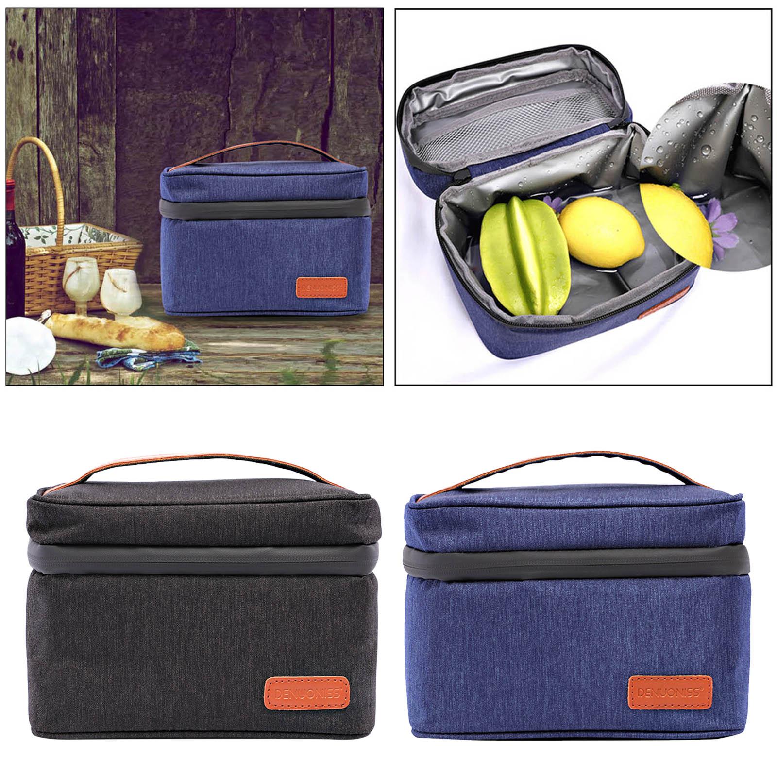 Insulated Lunch Bag Cooler Bag - Food Snacks For Picnic 评论和价格