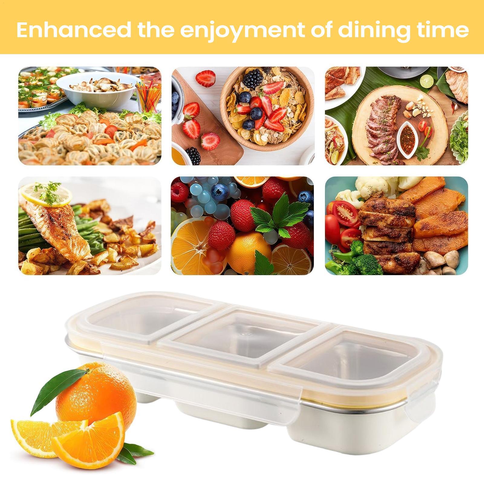 Stainless Steel Snack Box Spil - Food Snacks For School 评论和价格