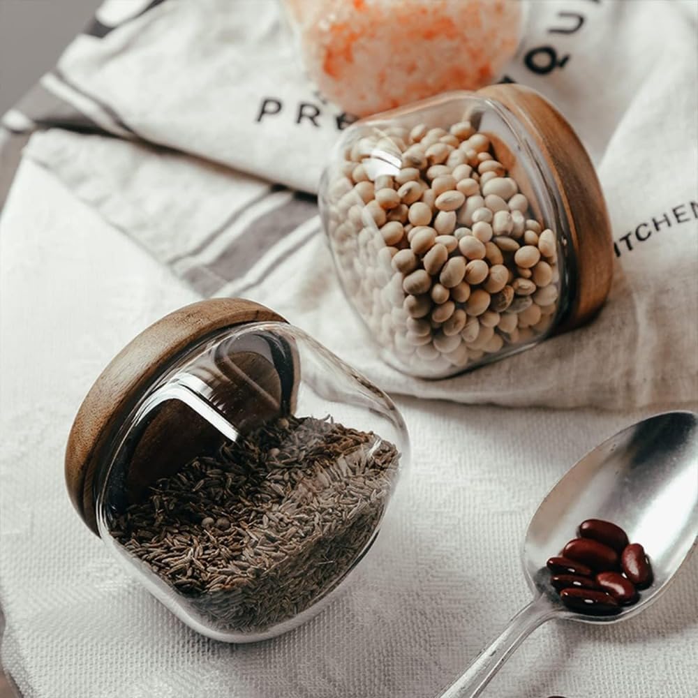 Glass Food  Containers with Wo - Foods X 评论和价格