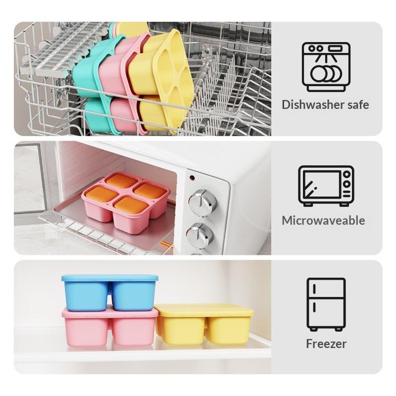 Food Grade Silicone Snack Box  - Food Snacks For School 评论和价格