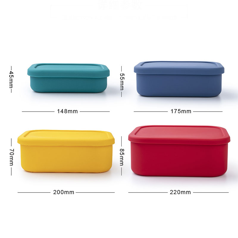 Food-grade Silicone Lunch Box  - Food Snacks For Picnic 评论和价格