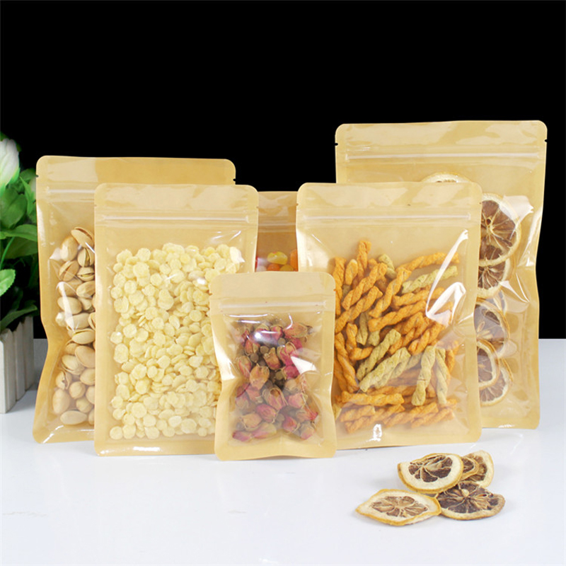 Brown One Side Clear Resealabl - Food Like Snacks 评论和价格