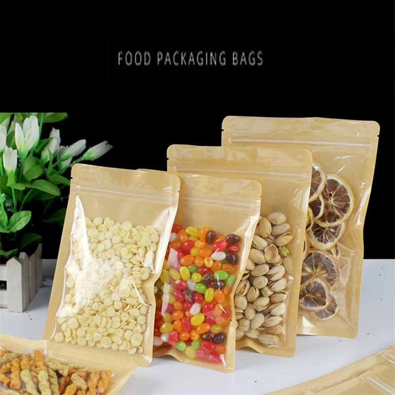 Brown One Side Clear Resealabl - Food Like Snacks 评论和价格