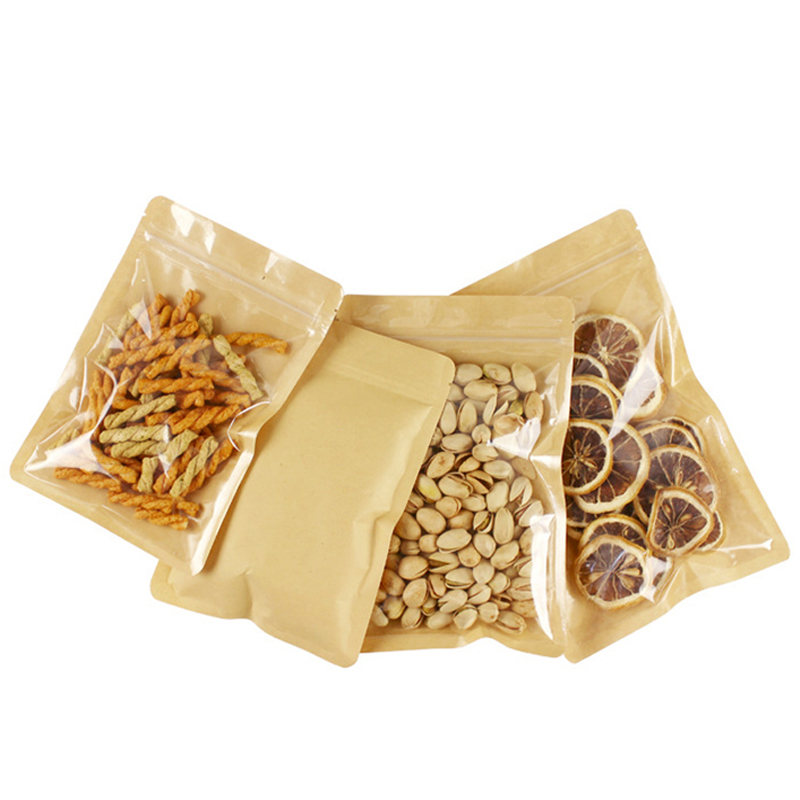 Brown One Side Clear Resealabl - Food Like Snacks 评论和价格