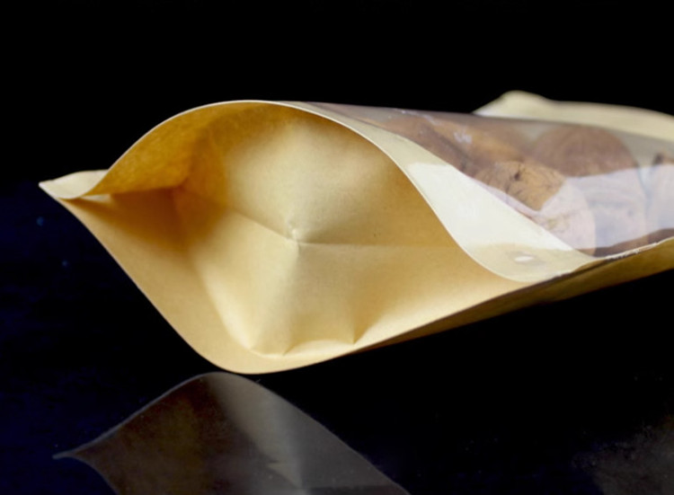 100PCS Clear Stand-up Kraft Pa - Food Like Snacks 评论和价格