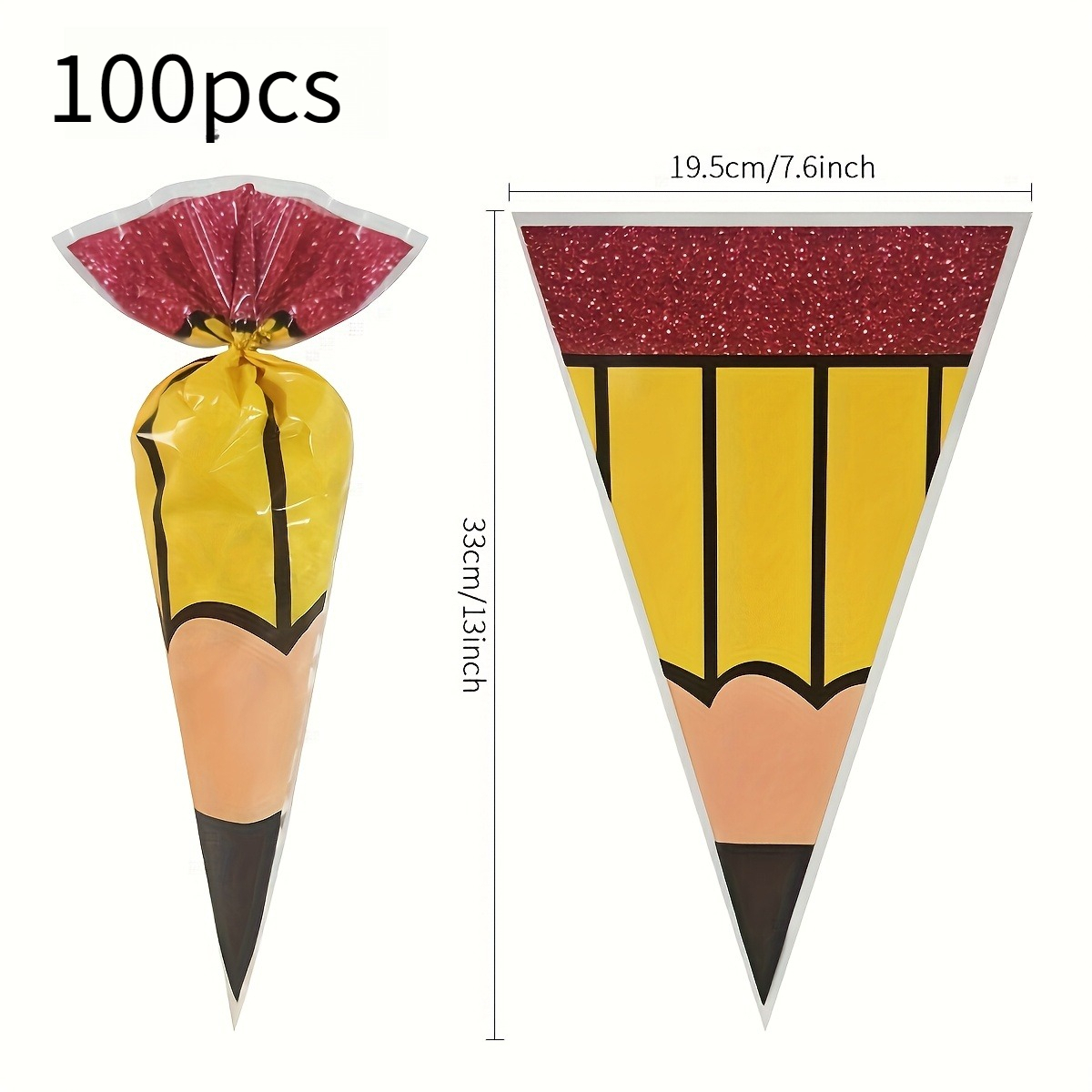 Back to School Pencil Cone Can - Food Like Snacks 评论和价格
