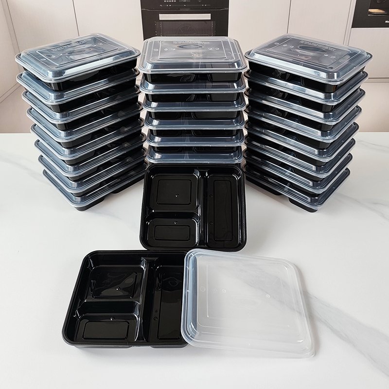 3-Compartment 34 Oz/1000 Ml, 1 - Food Snacks For Picnic 评论和价格