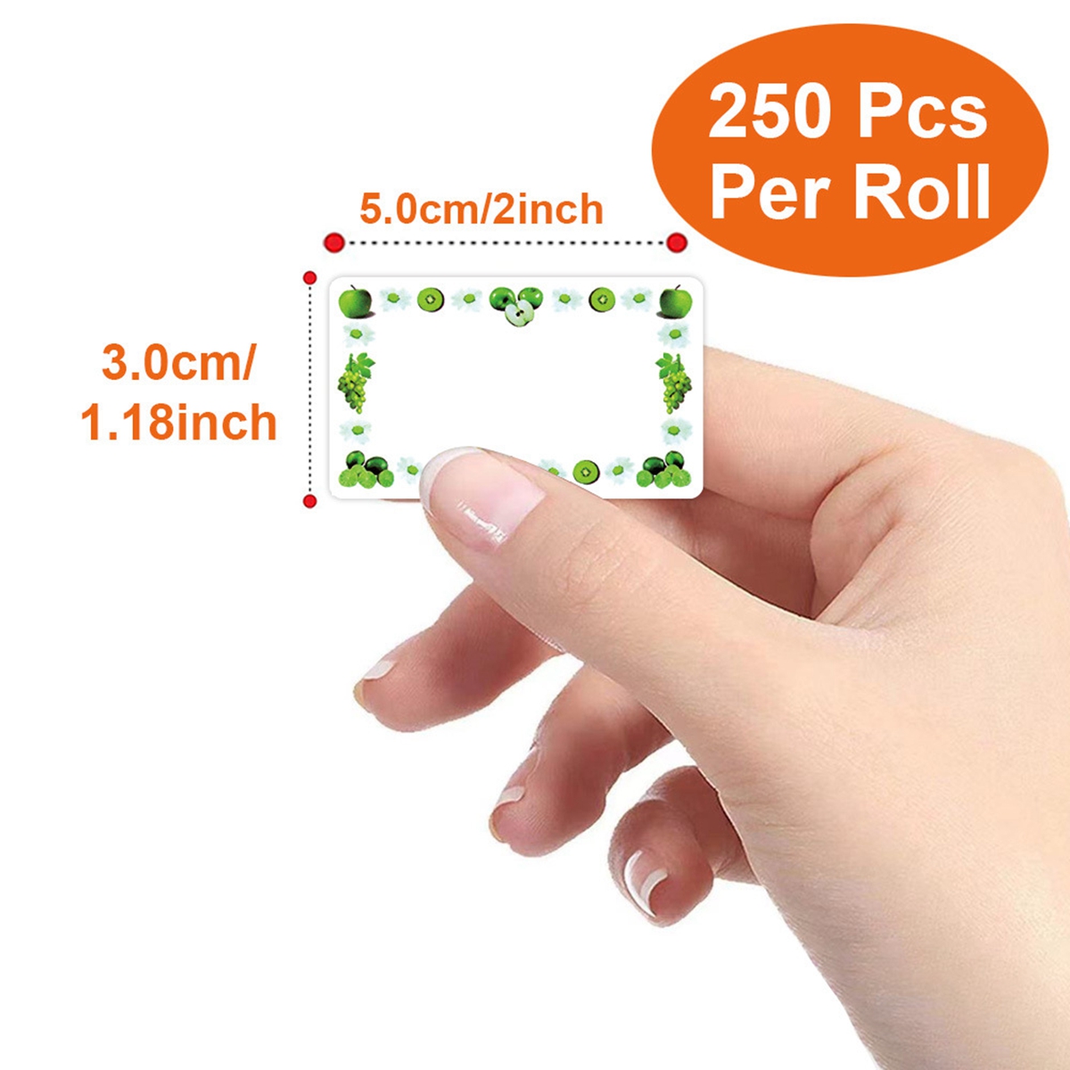 250Pcs Rectangle Canning Label - Foods X 评论和价格